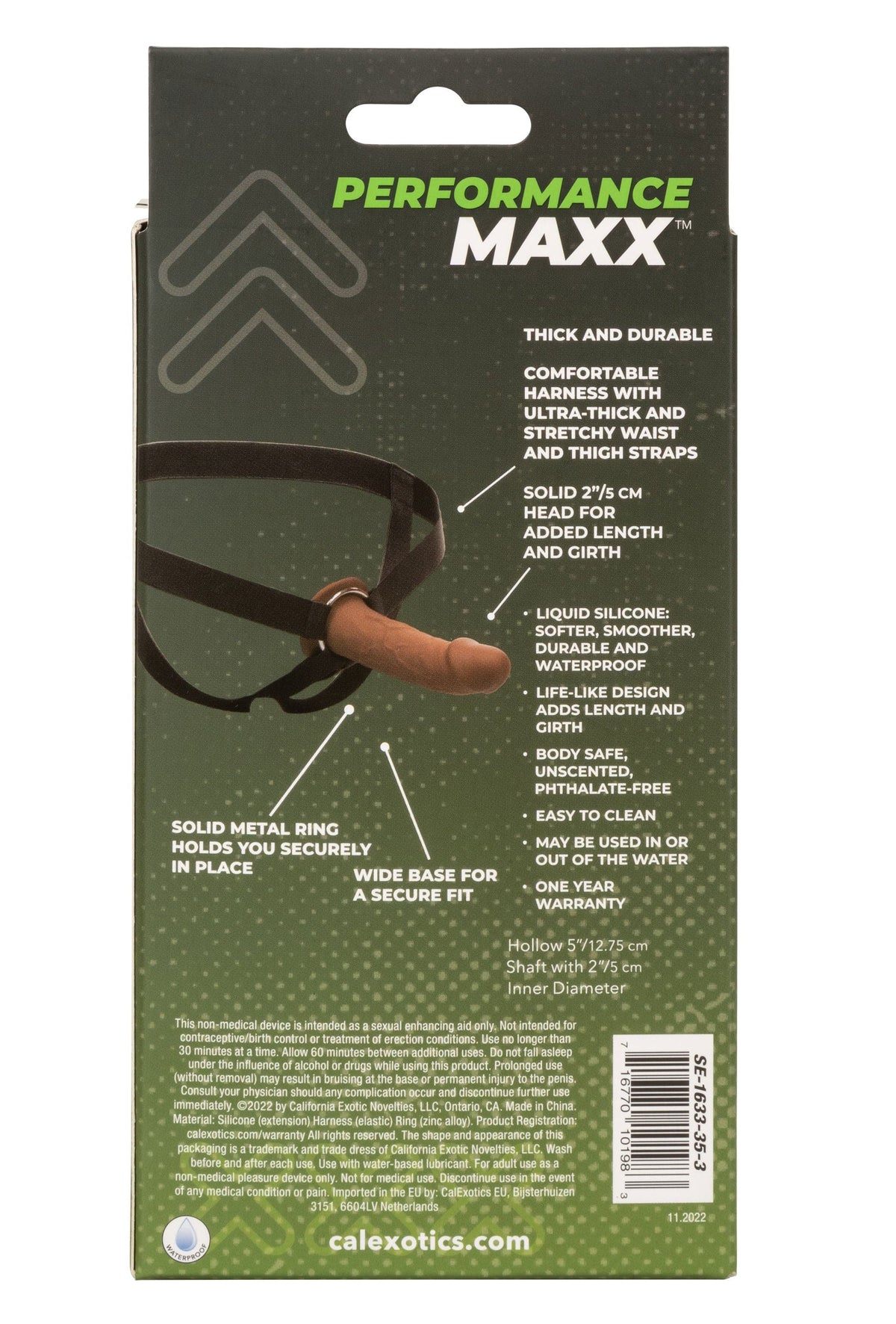 performance maxx life like extension with harness brown
