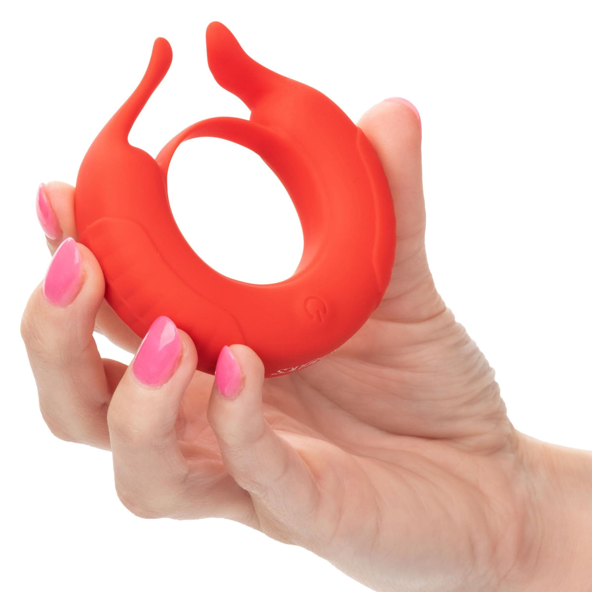silicone rechargeable taurus enhancer red