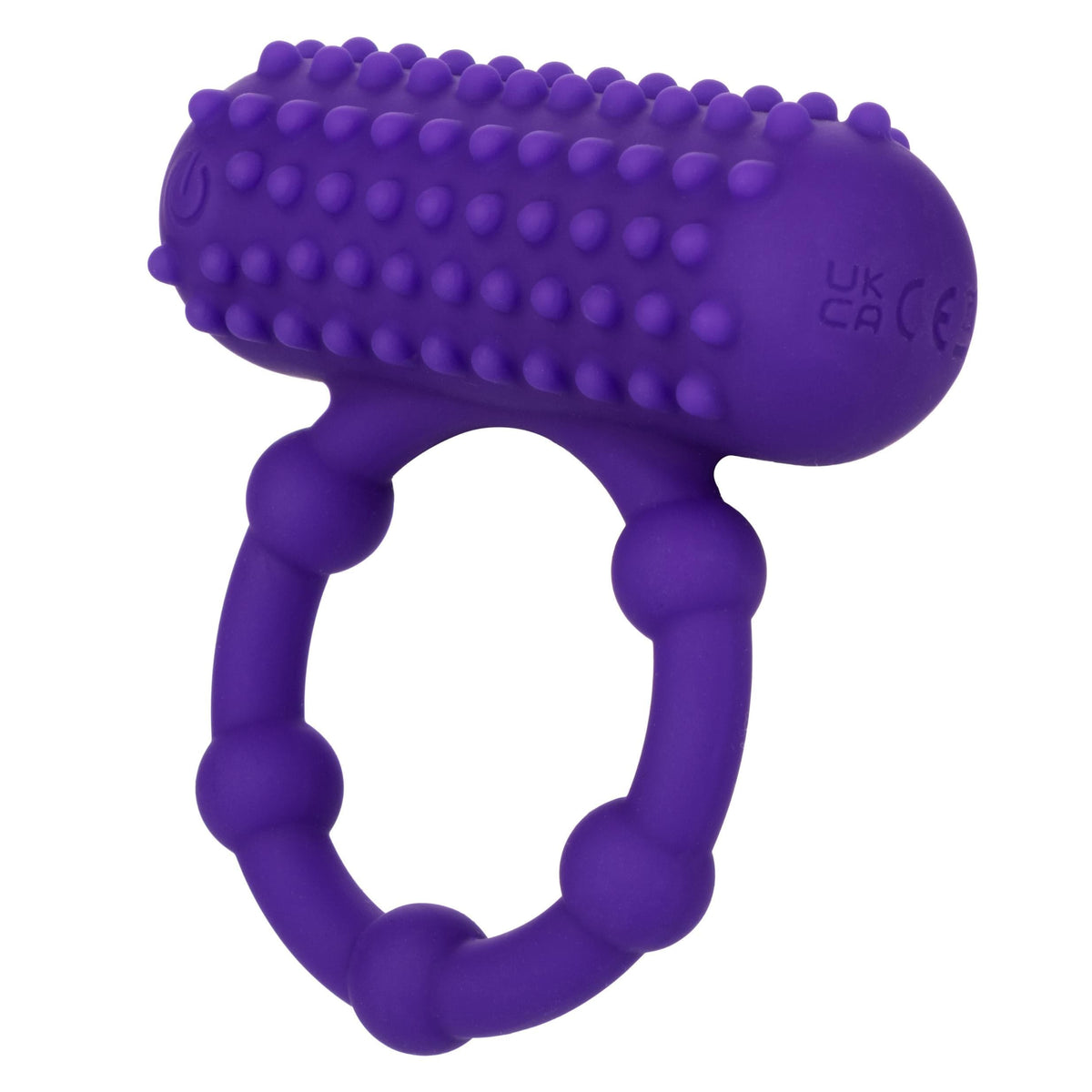 silicone rechargeable 5 bead maximus ring purple