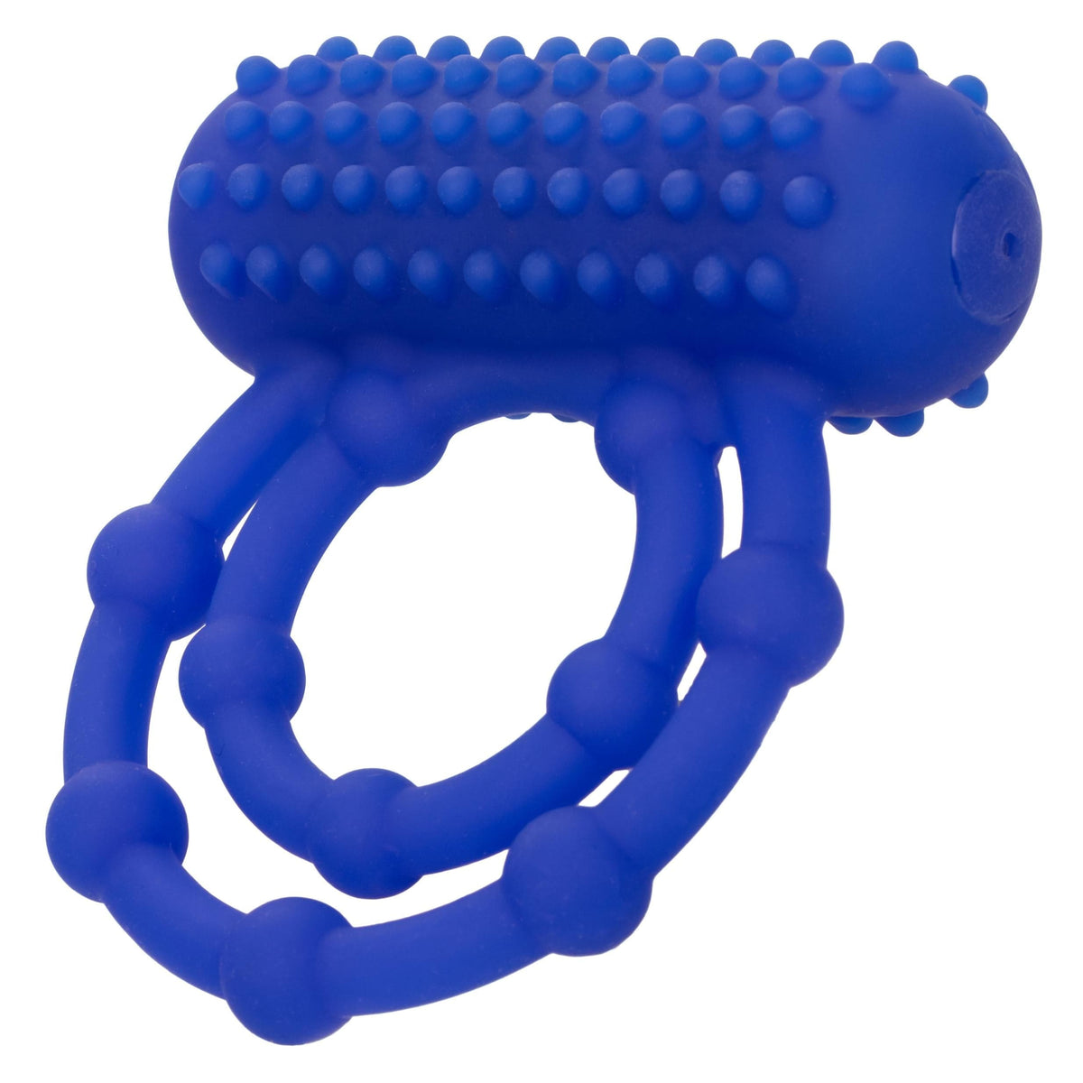 silicone rechargeable 10 bead maximus ring blue