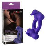 Silicone Rechargeable Triple Orgasm Enhancer - Purple Default Title