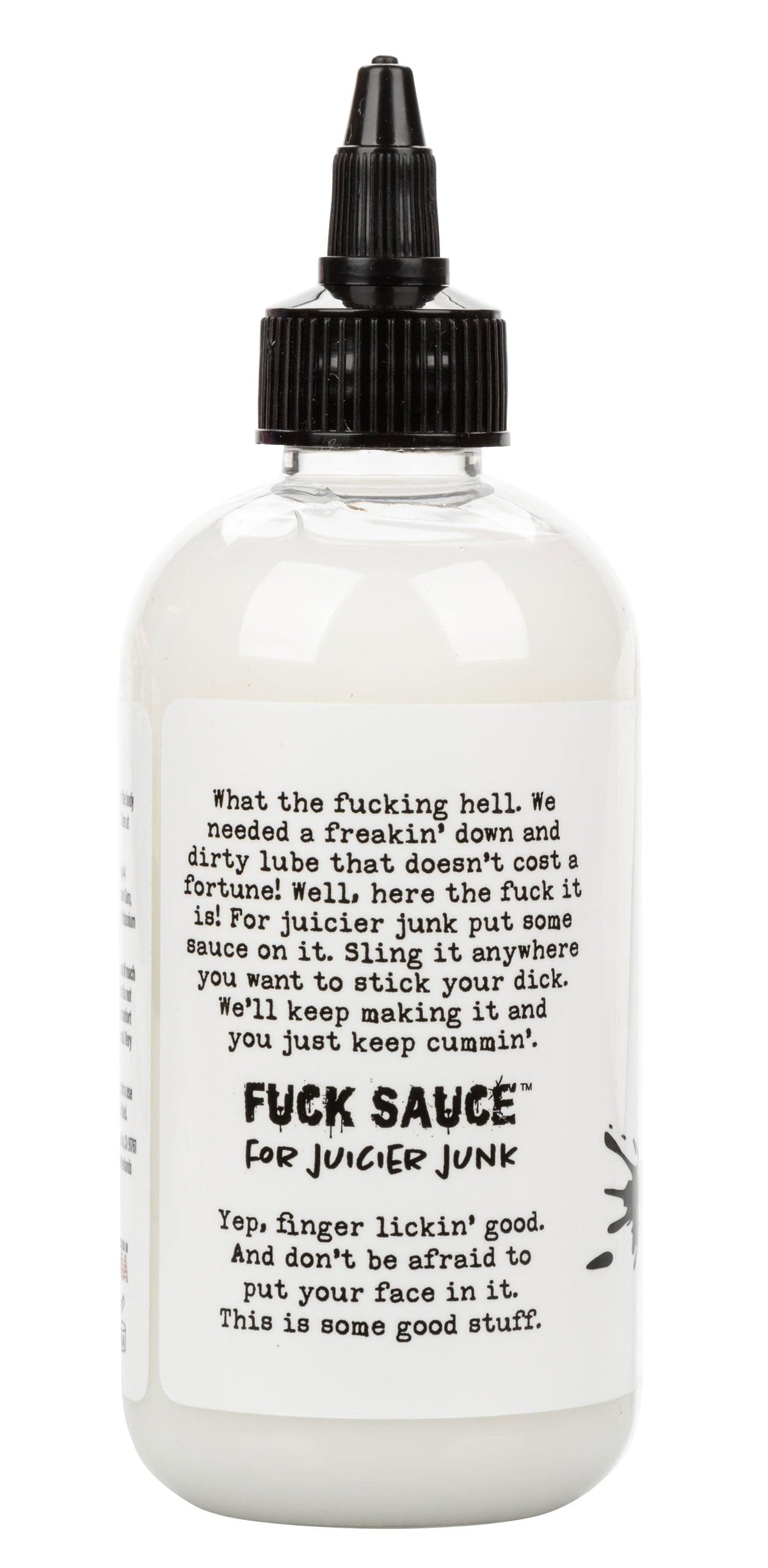 fuck sauce cum scented lubricant 8 oz