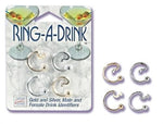 Ring a Drink Gold and Silver Male and Female Drink Identifiers Default Title