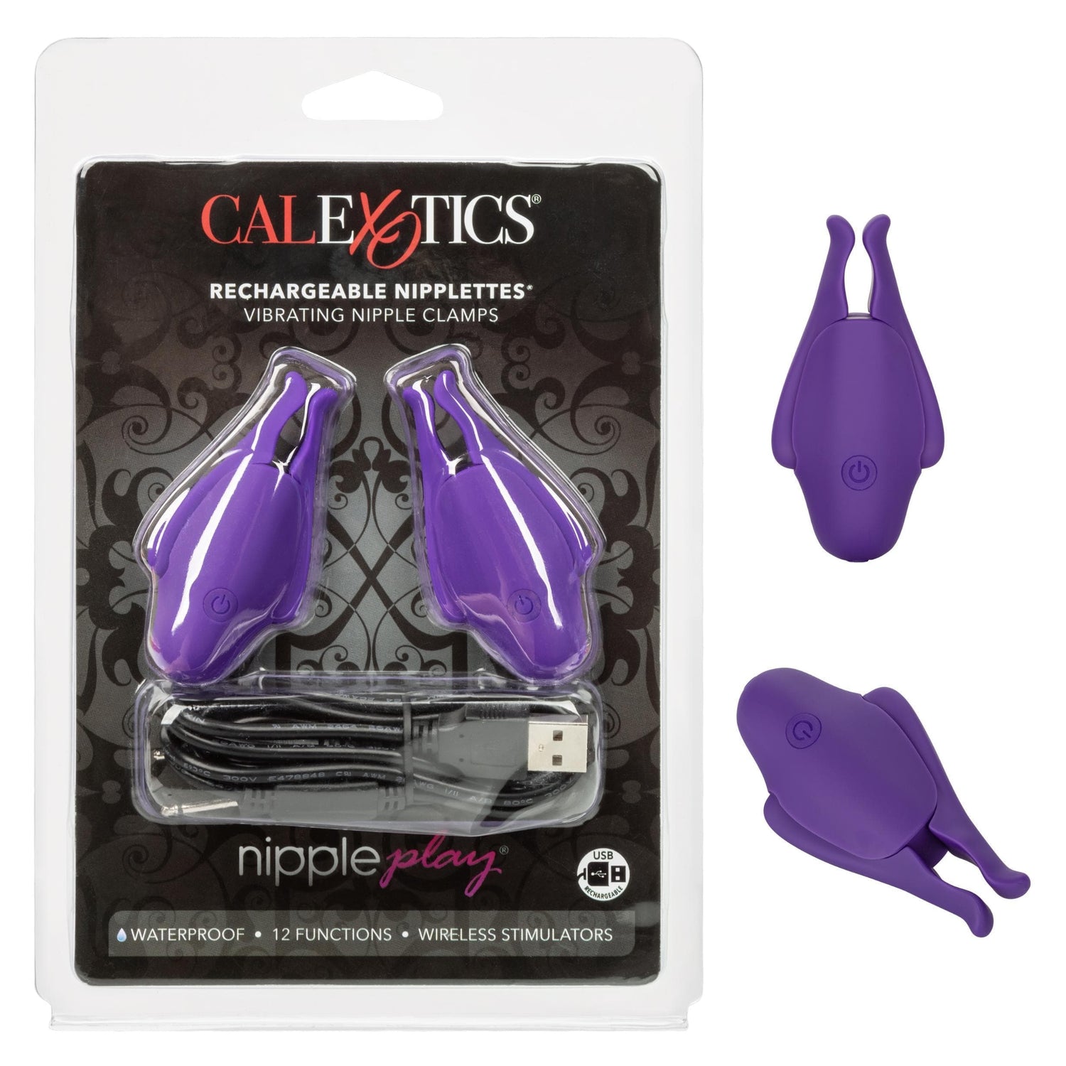 Nipple Play Rechargeable Nipplettes - Purple Default Title