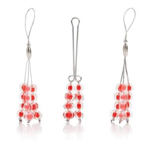 calexotics   nipple and clitorial body jewelry ruby