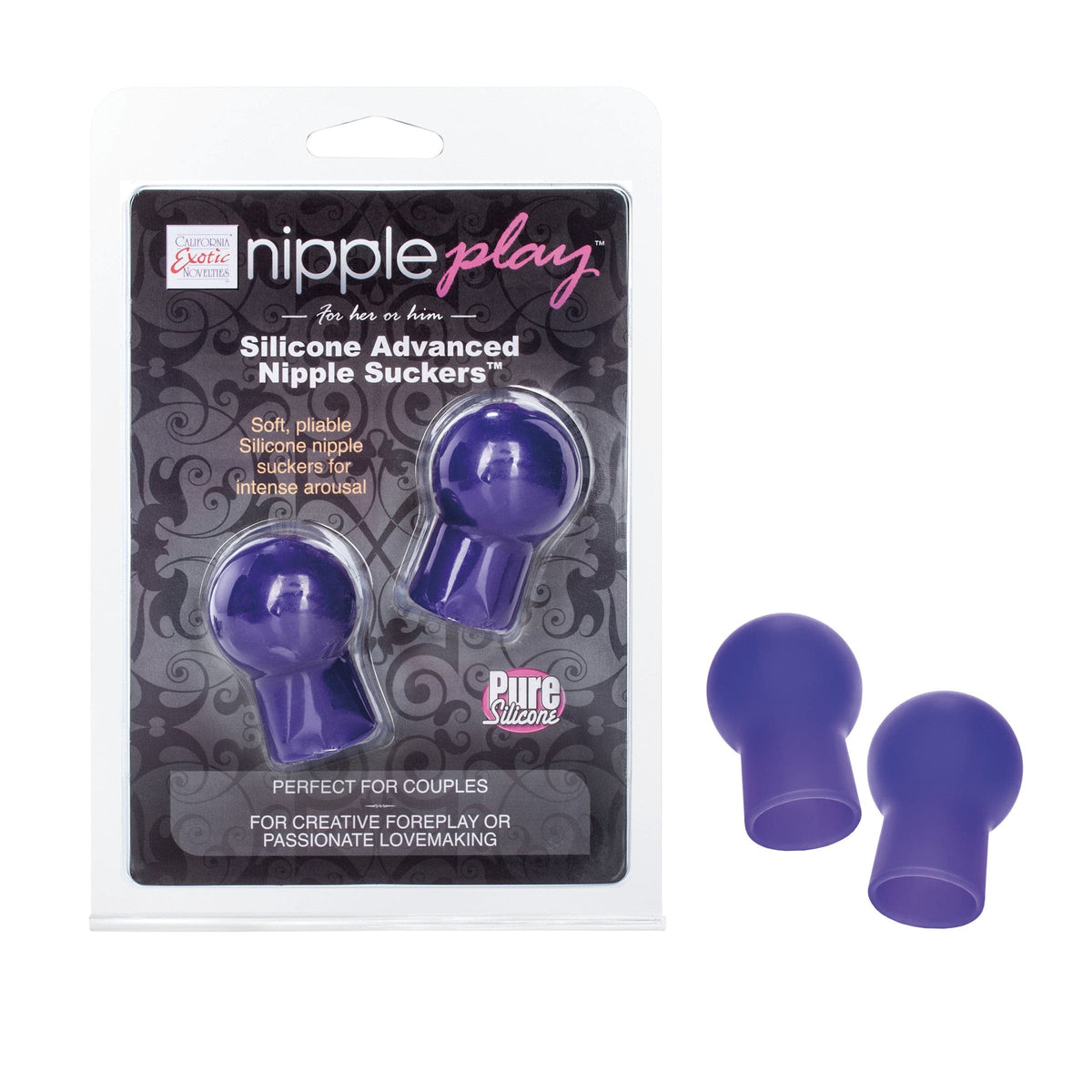 Chupadores de pezones avanzados de silicona Nipple Play - Púrpura