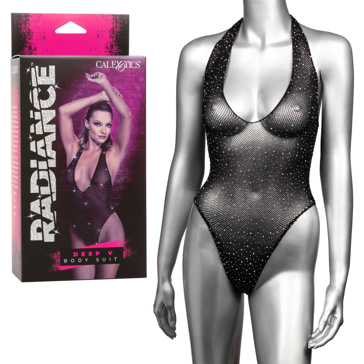 Radiance Deep v Body Suit - One Size - Black Default Title