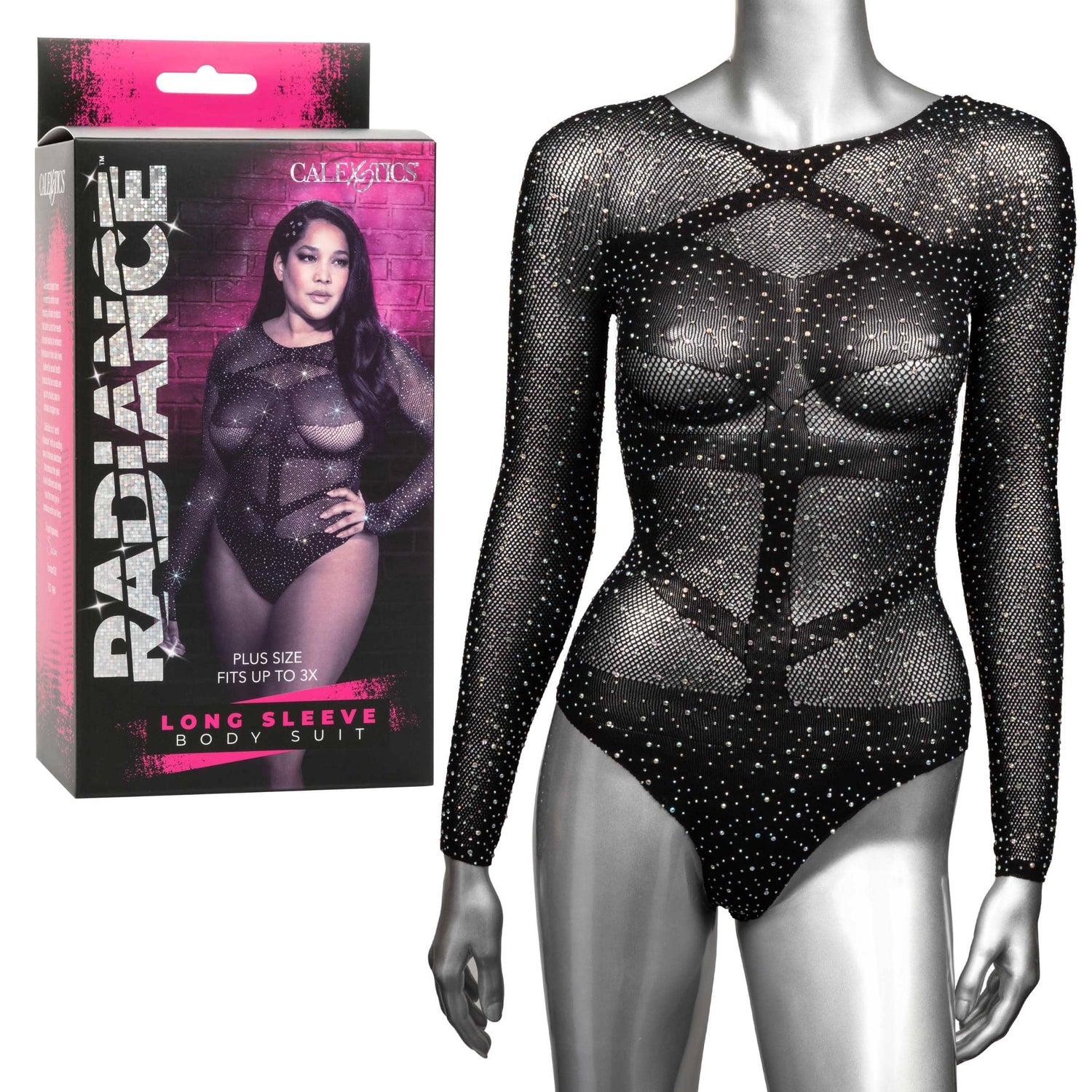 Radiance Long Sleeve Body Suit - Queen - Black Default Title