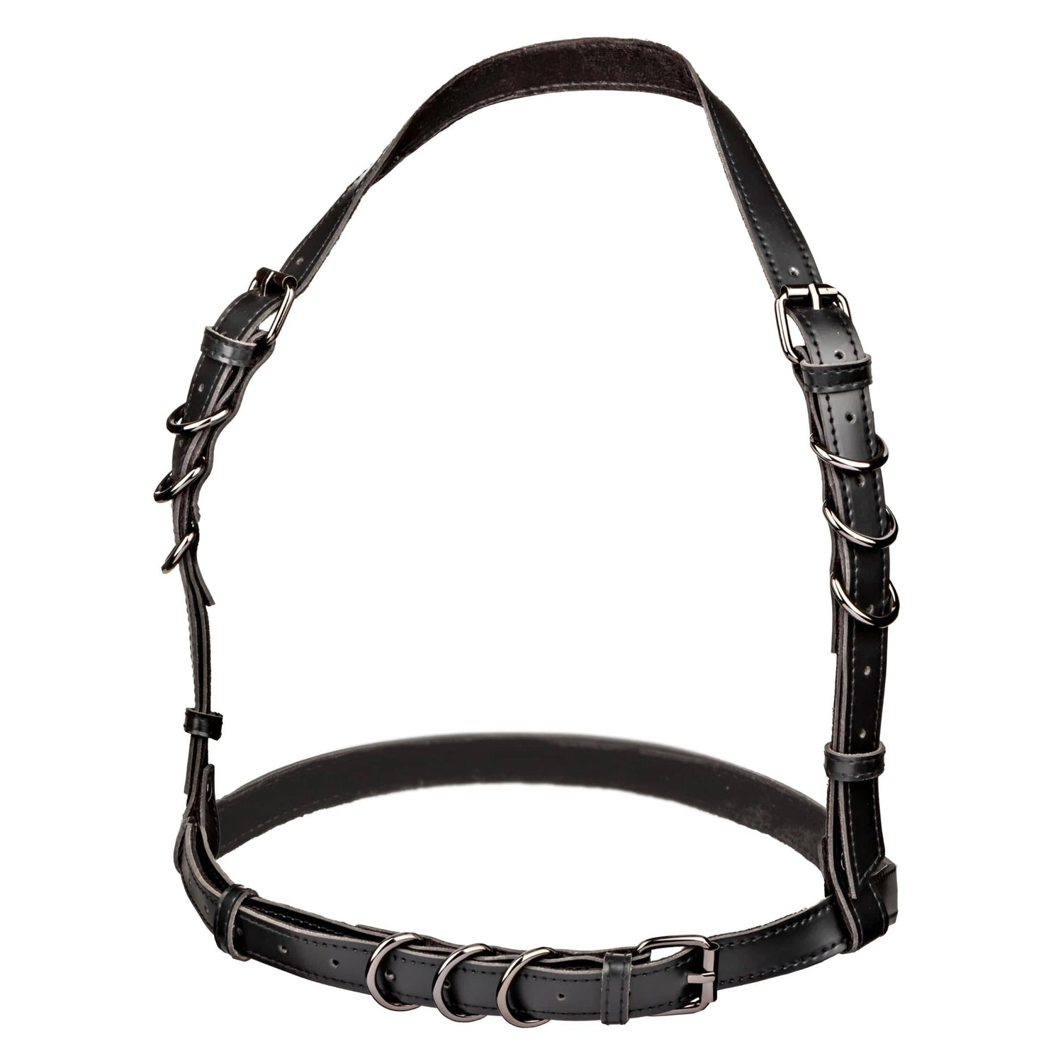 Euphoria Collection Halter Buckle Harness - Black Default Title
