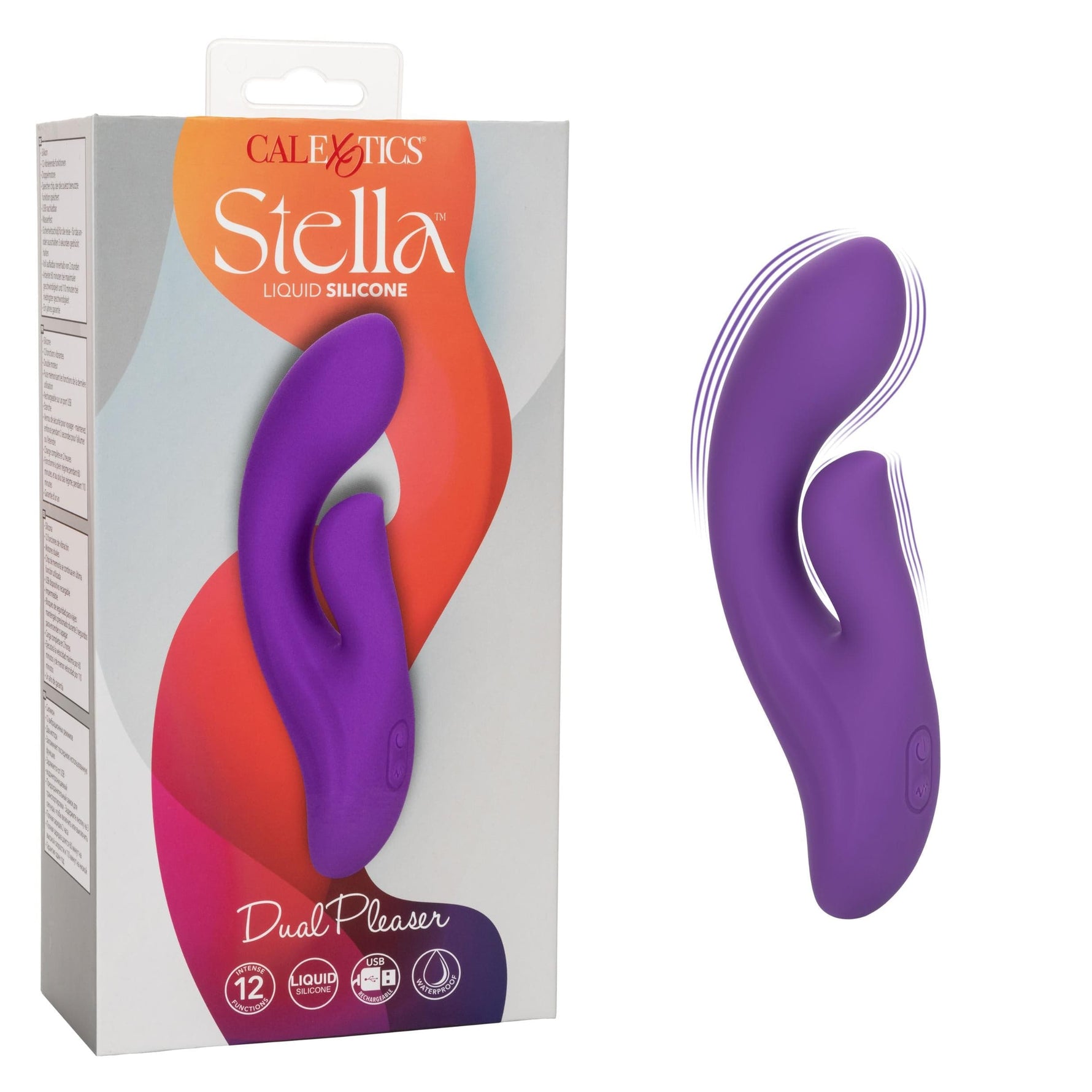 Stella Liquid Silicone Dual Pleaser - Purple Default Title