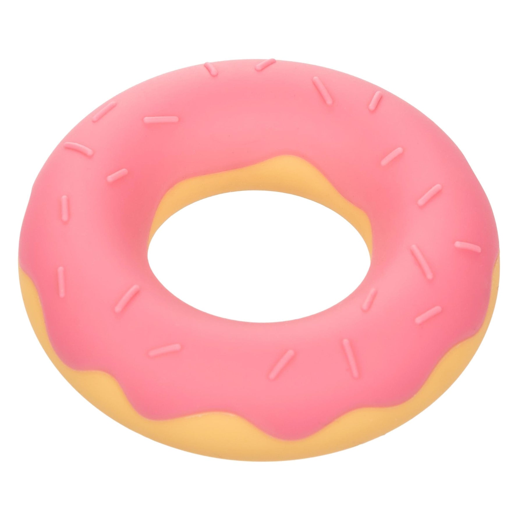 Naughty Bits Dickin’ Donuts Silicone Donut Cock Ring - Pink