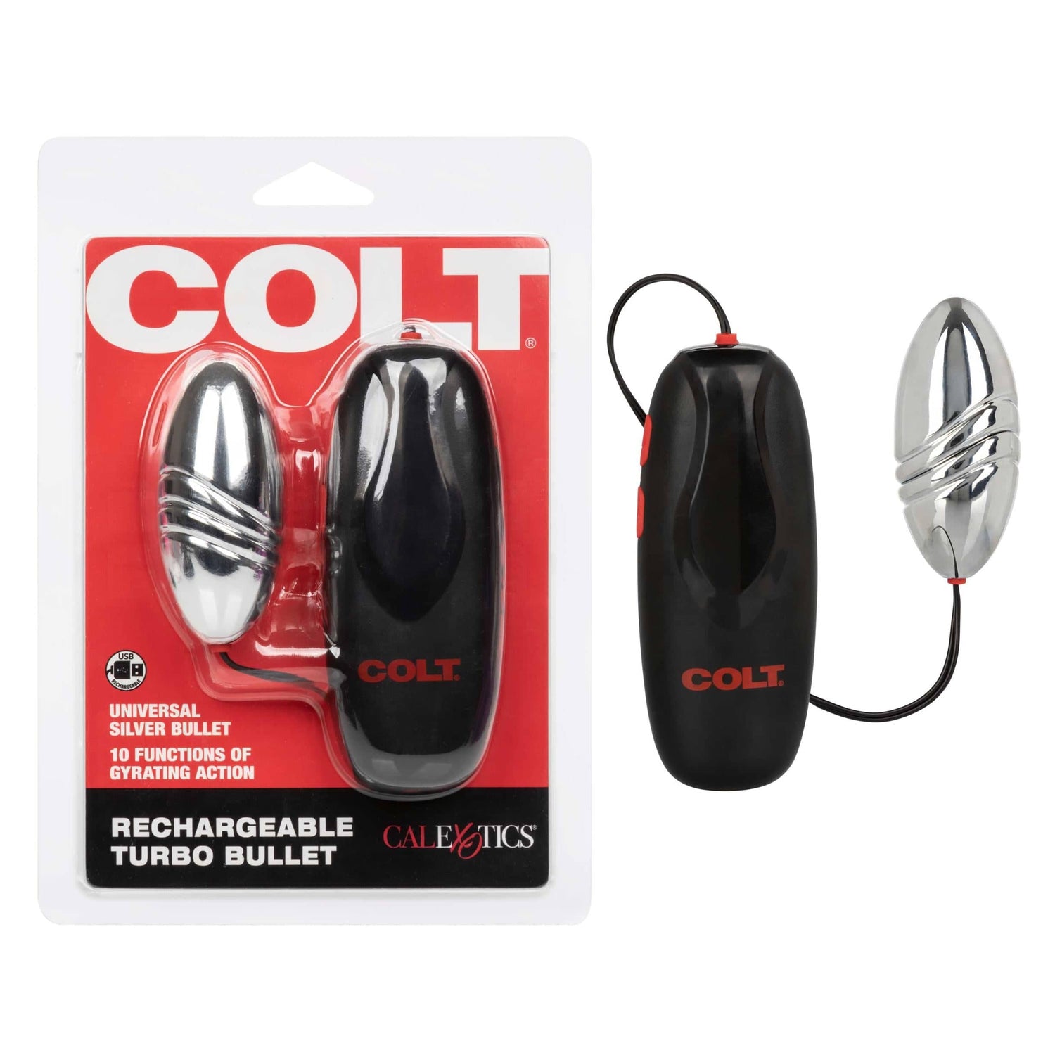 Colt Rechargeable Turbo Bullet - Silver Default Title