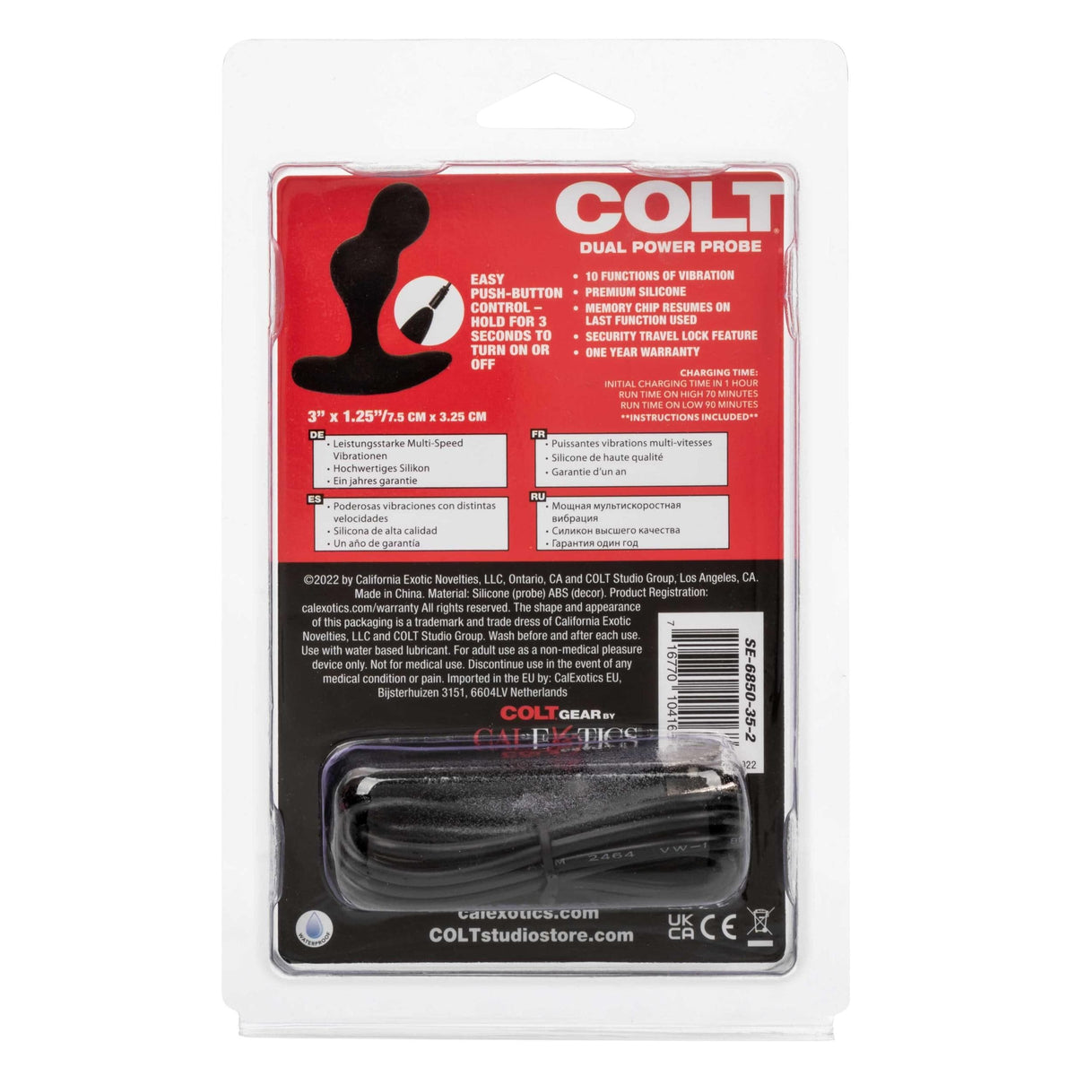 colt rechargeable anal t black