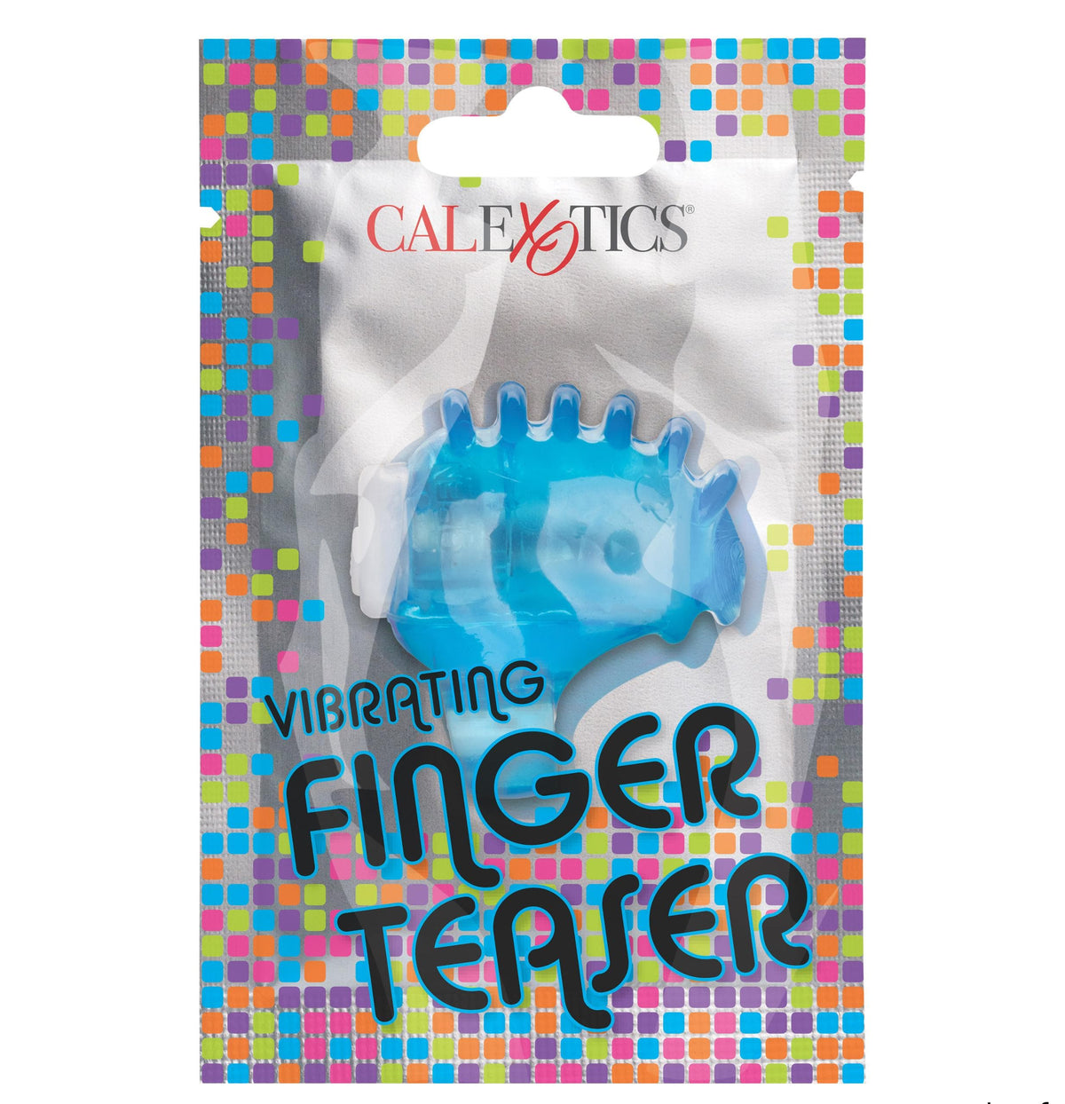 foil pack vibrating finger teaser blue