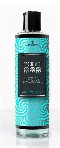 handi pop handjob massage gel cotton candy 4 2 oz, edible lube