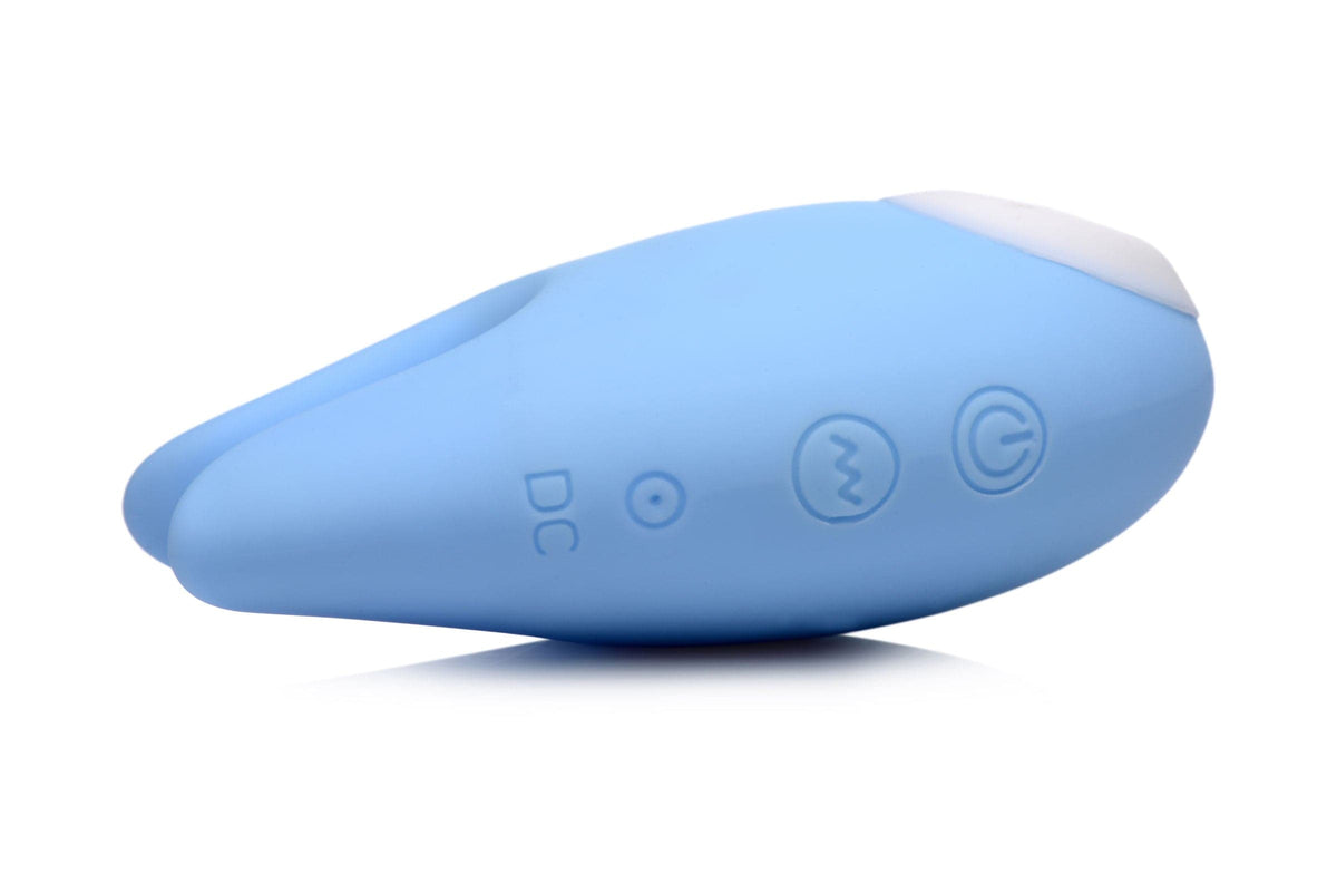 sucky bunny silicone clitoral stimulator blue