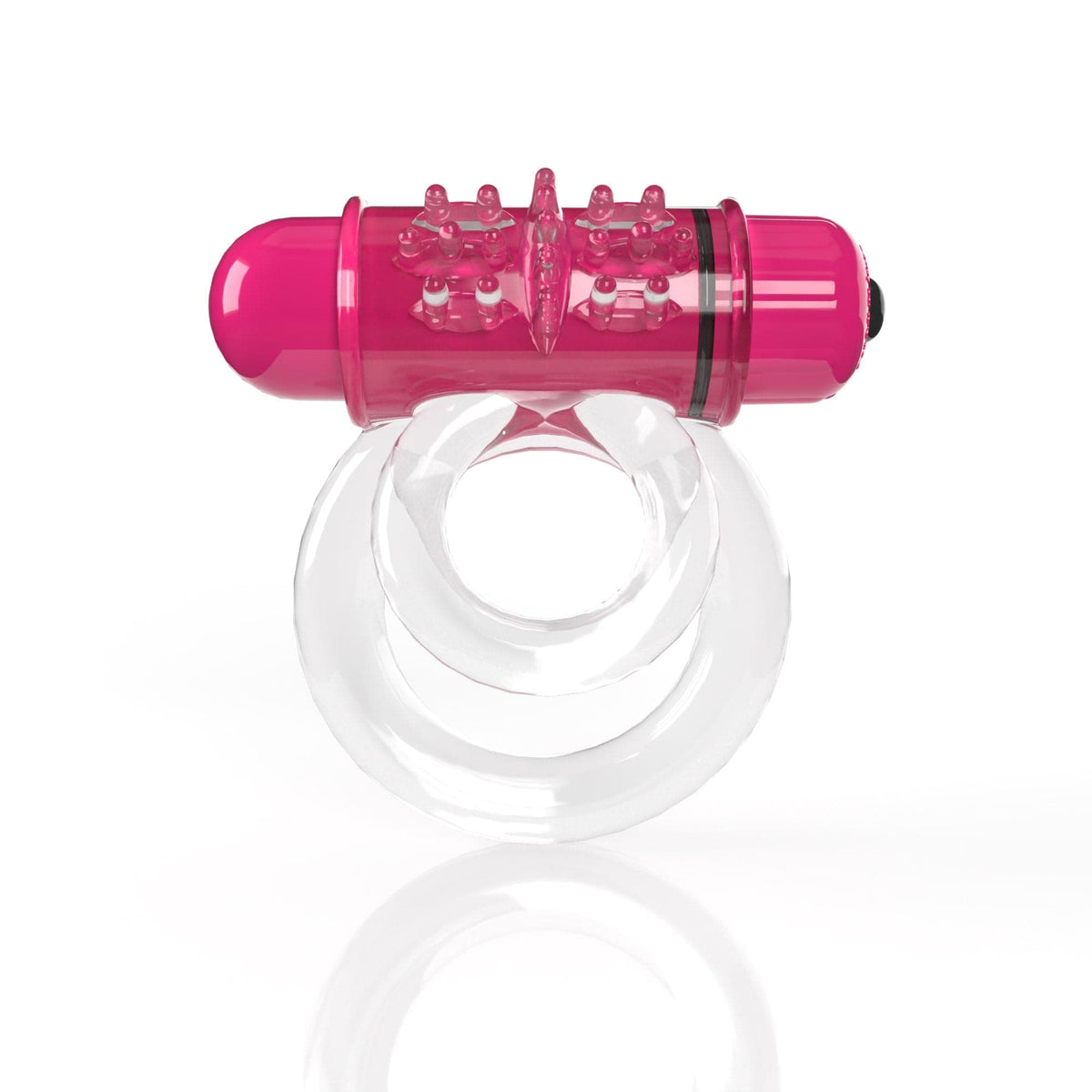 screaming o 4b double o super powered vibrating double ring strawberry
