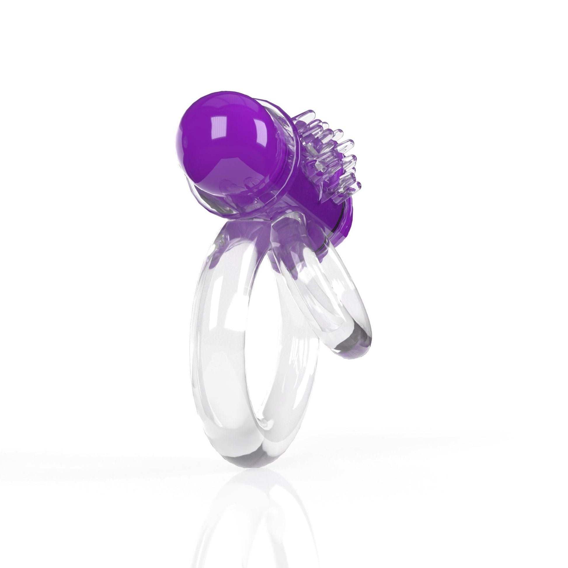 screaming o 4t double o 6 super powered vibrating double ring grape