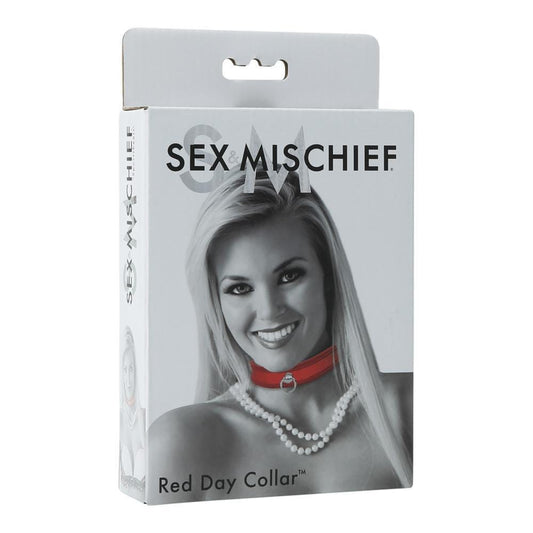 sex and mischief day collar red