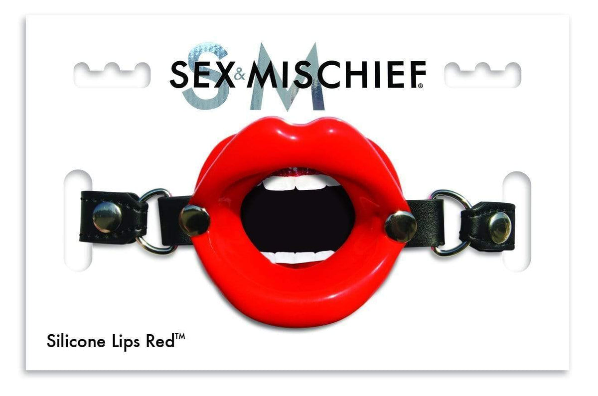 sex and mischief silicone lips red