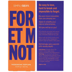 Simply Sexy Pheromone Perfume - Forget Me Not 0.3 Oz