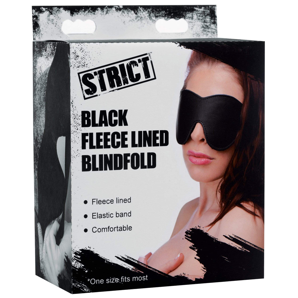 black fleece lined blindfold