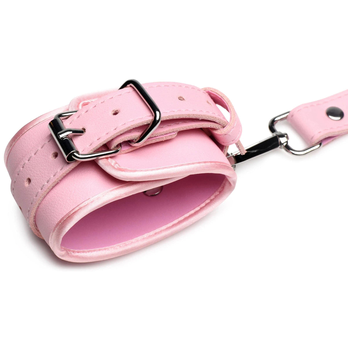bondage harness with bows medium large pink