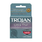 Trojan Ultra Thin Armor Spermicidal Condoms - 3 Pack Default Title