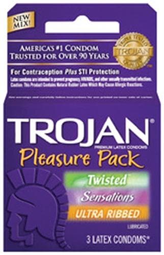 trojan pleasure pack 3 pack