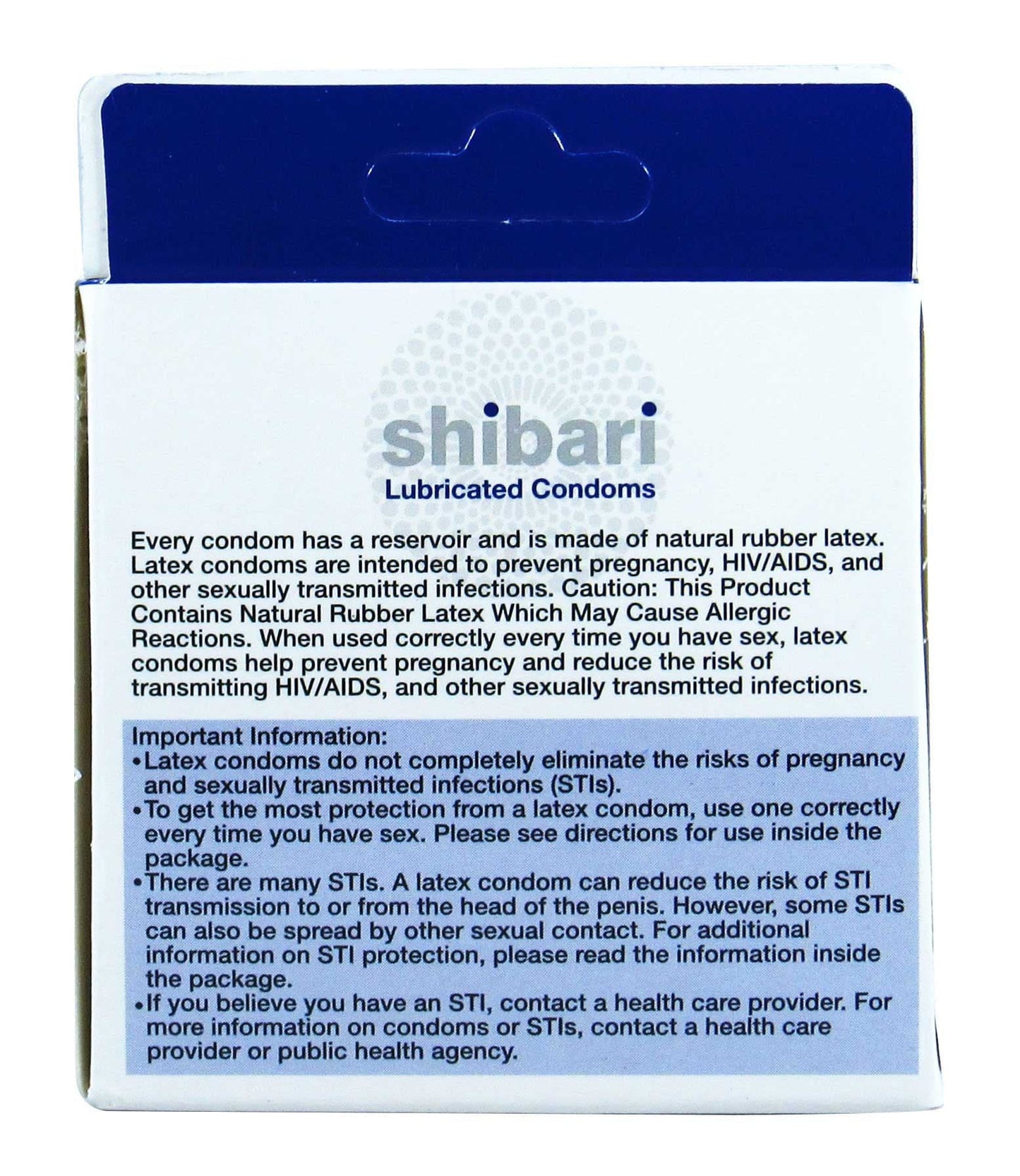 shibari lubricated condoms 3 pack