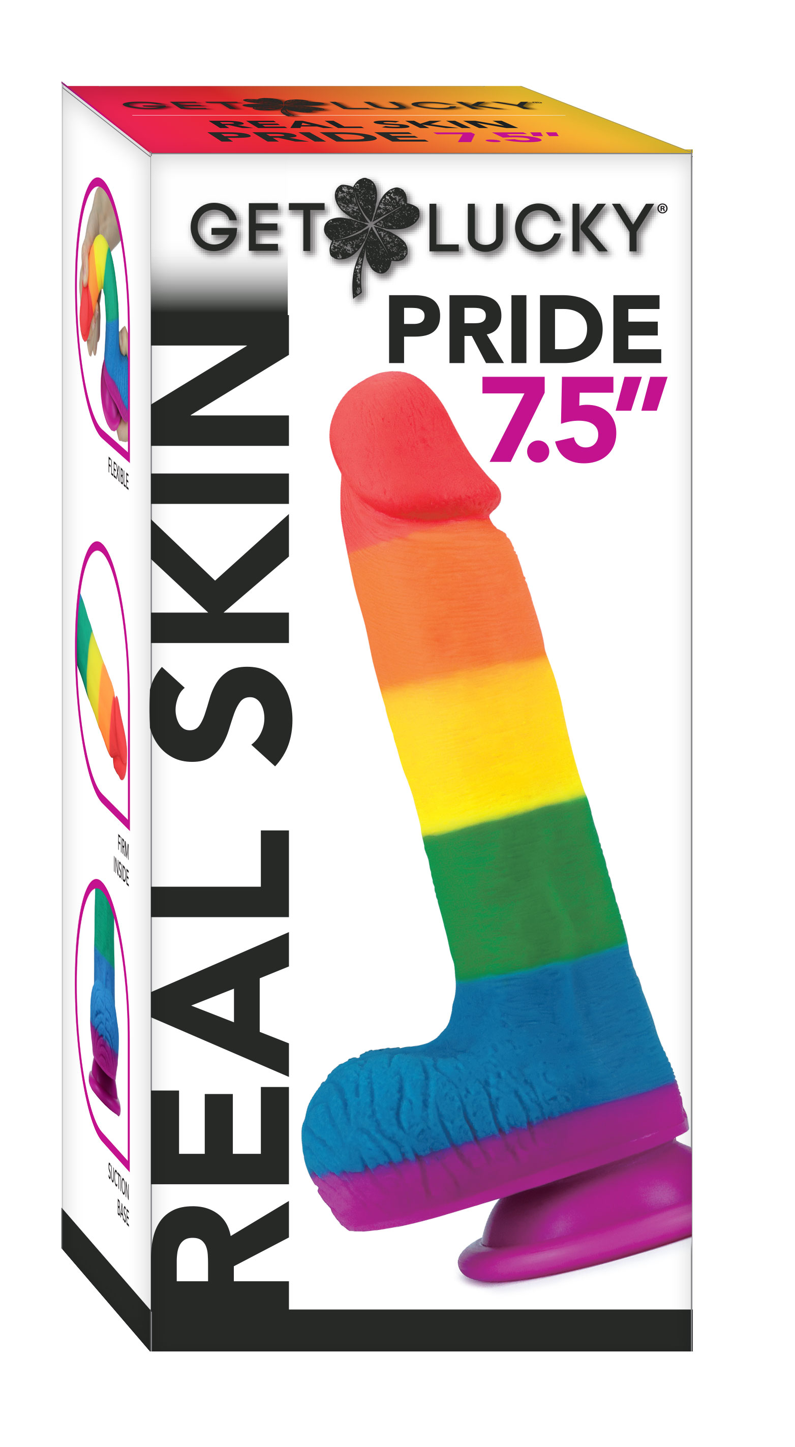 get lucky real skin pride 7 5 inch