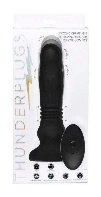 silicone swelling thrusting plug with remote control