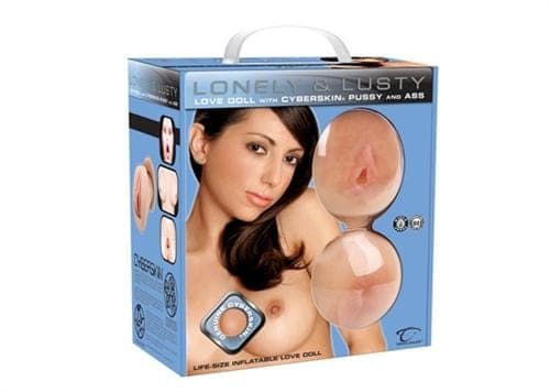 Lonely & Lusty Inflatable Love Doll With Cyberskin Pussy & Ass - Topco Default Title