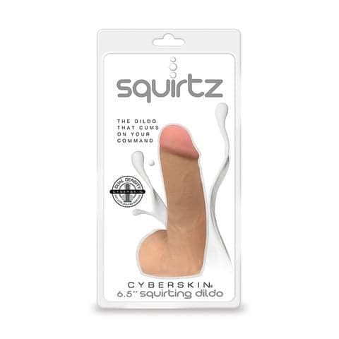 squirtz cyberskin 6 5 squirting dildo