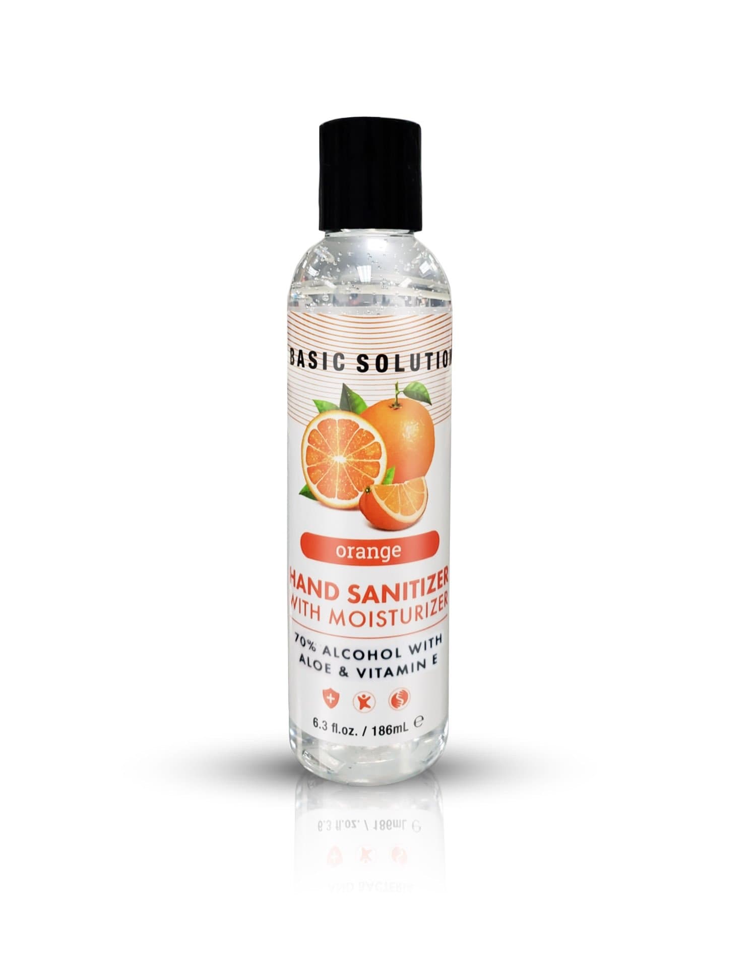 Basic Solutions Hand Sanitizer With Moisturizer - Orange - 6.3 Oz. Default Title
