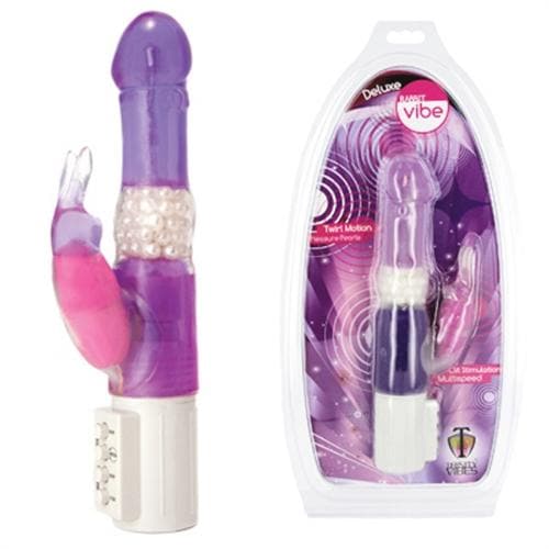 deluxe rabbit vibrator purple