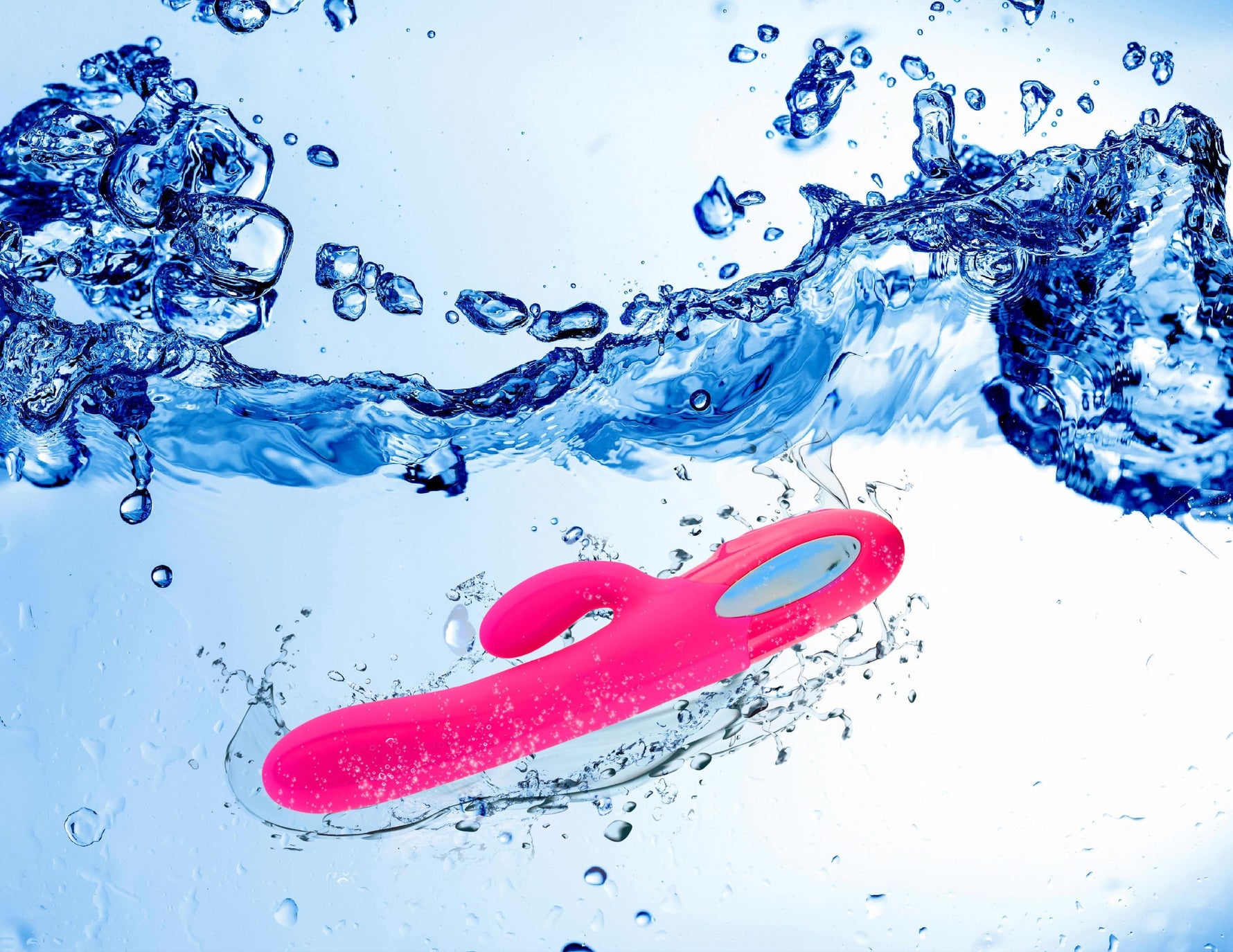 Hypnotic - Hot Pink - Thrusting Rabbit With Swinging Clitoral Stimulator