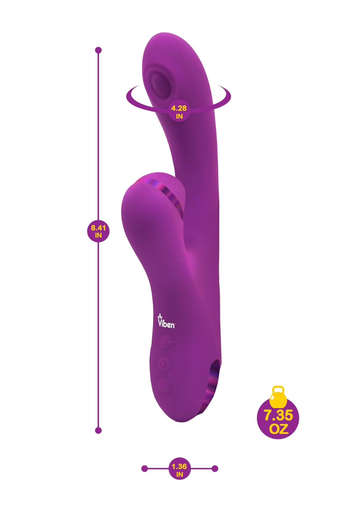 dazzle berry rechargeable thumping and suction rabbit