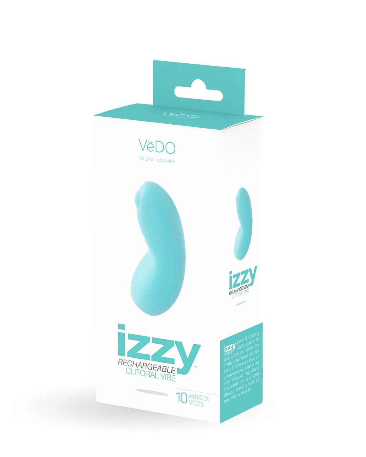 izzy rechargeable vibe turquoise