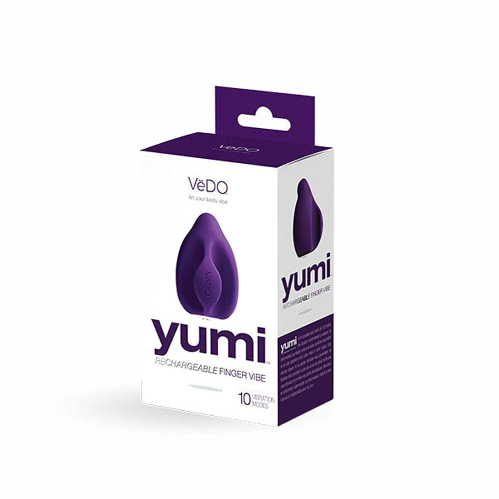 yumi rechargeable finger vibe deep purple