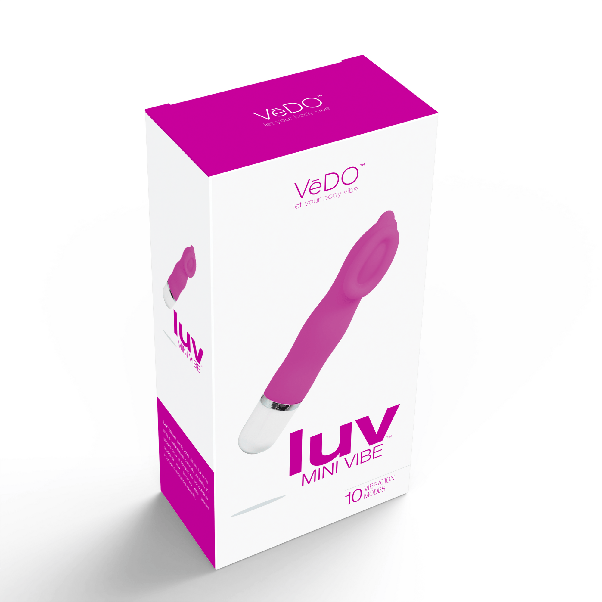 luv mini vibe hot in bed pink