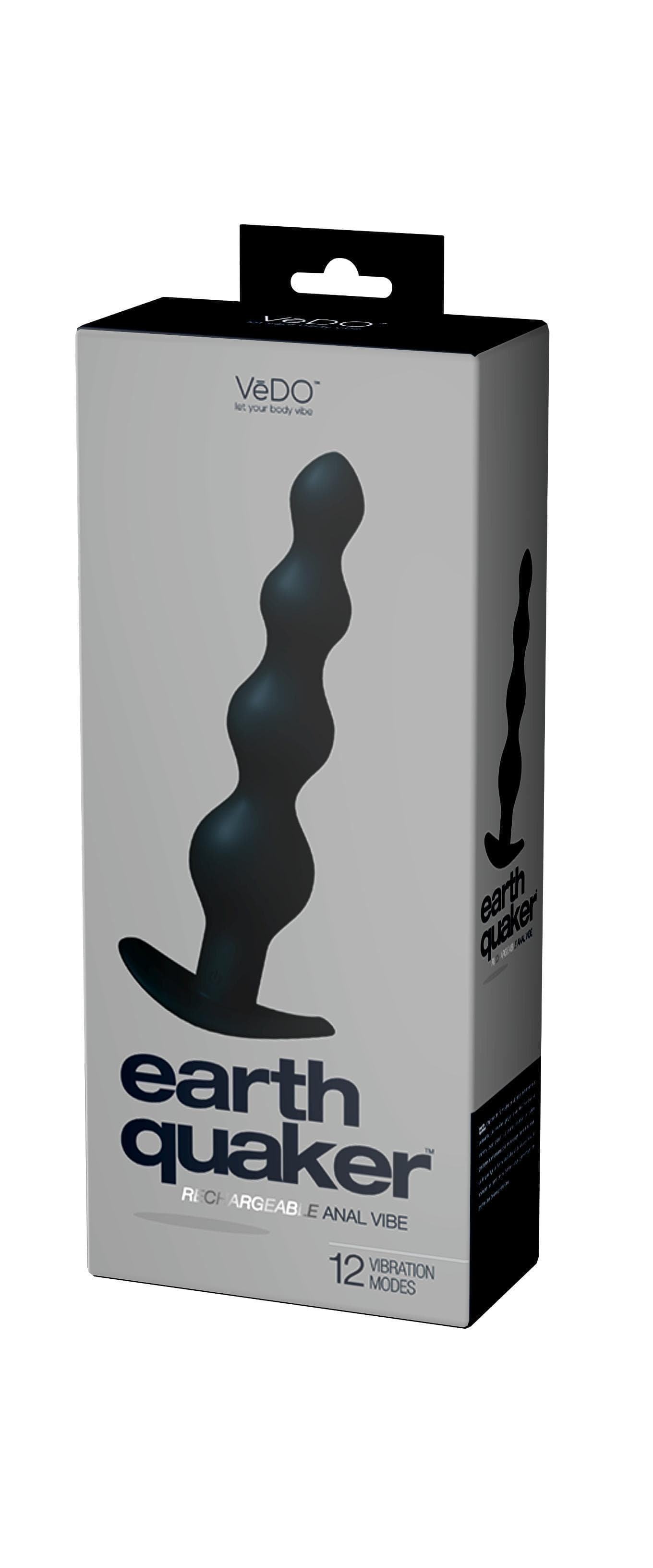 Earth Quaker Rechargeable Anal Vibe - Just Black Default Title