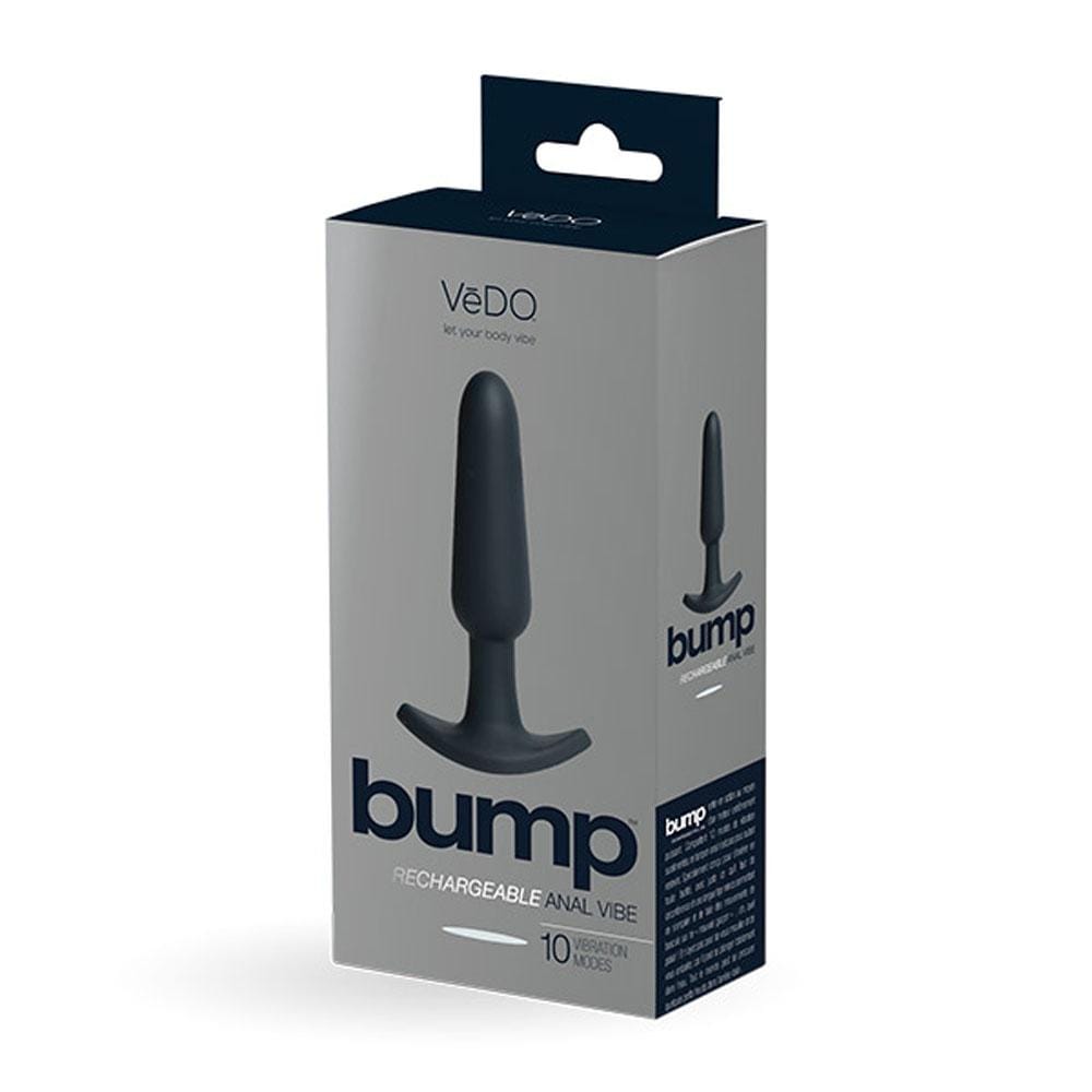 bump rechargeable anal vibe black