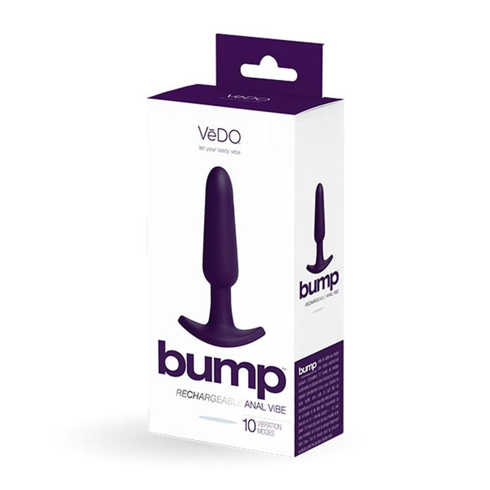 bump rechargeable anal vibe purple