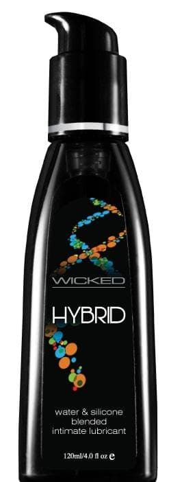 hybrid water silicone blended lubricant 4 fl oz 120 ml