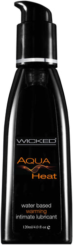 Wicked Aqua Heat Water Based Warming Lubricant 4.0 Oz Default Title