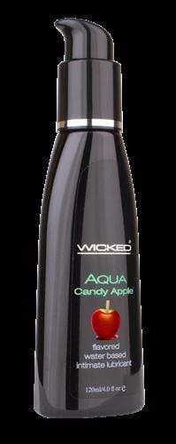 aqua candy apple flavored water based lubricant 2 oz