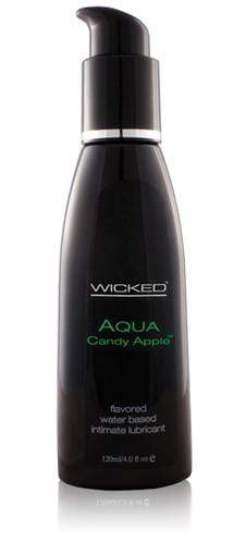 aqua candy apple flavored water based lubricant 4 oz
