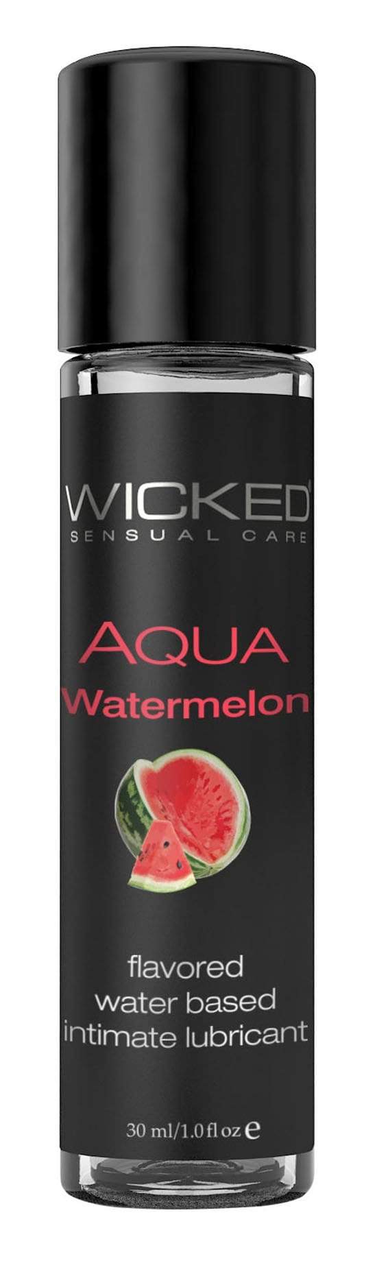 aqua watermelon water based lubricant 1 oz