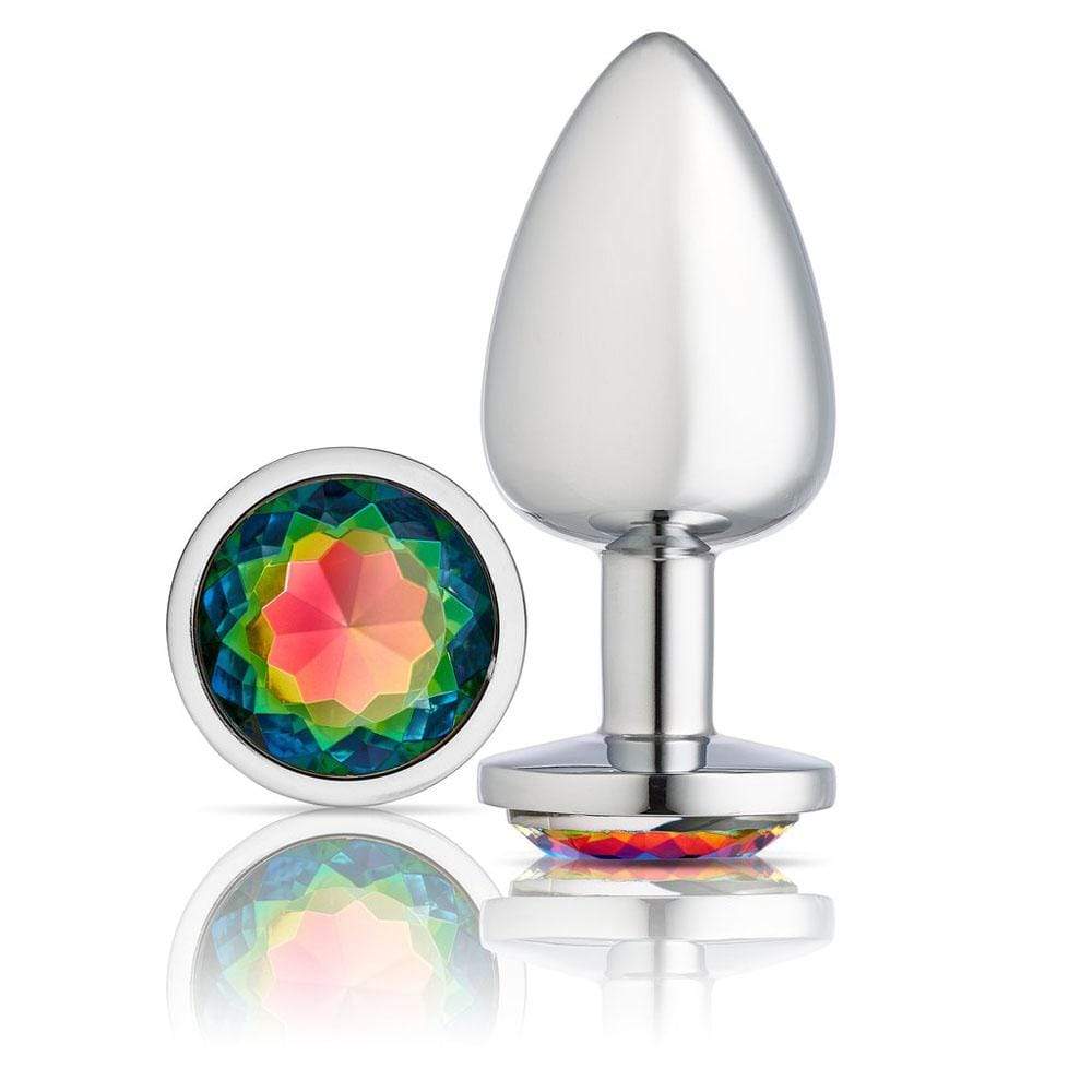 Cloud 9 Novelties Gems Silver Chromed Anal Plug - Large Default Title